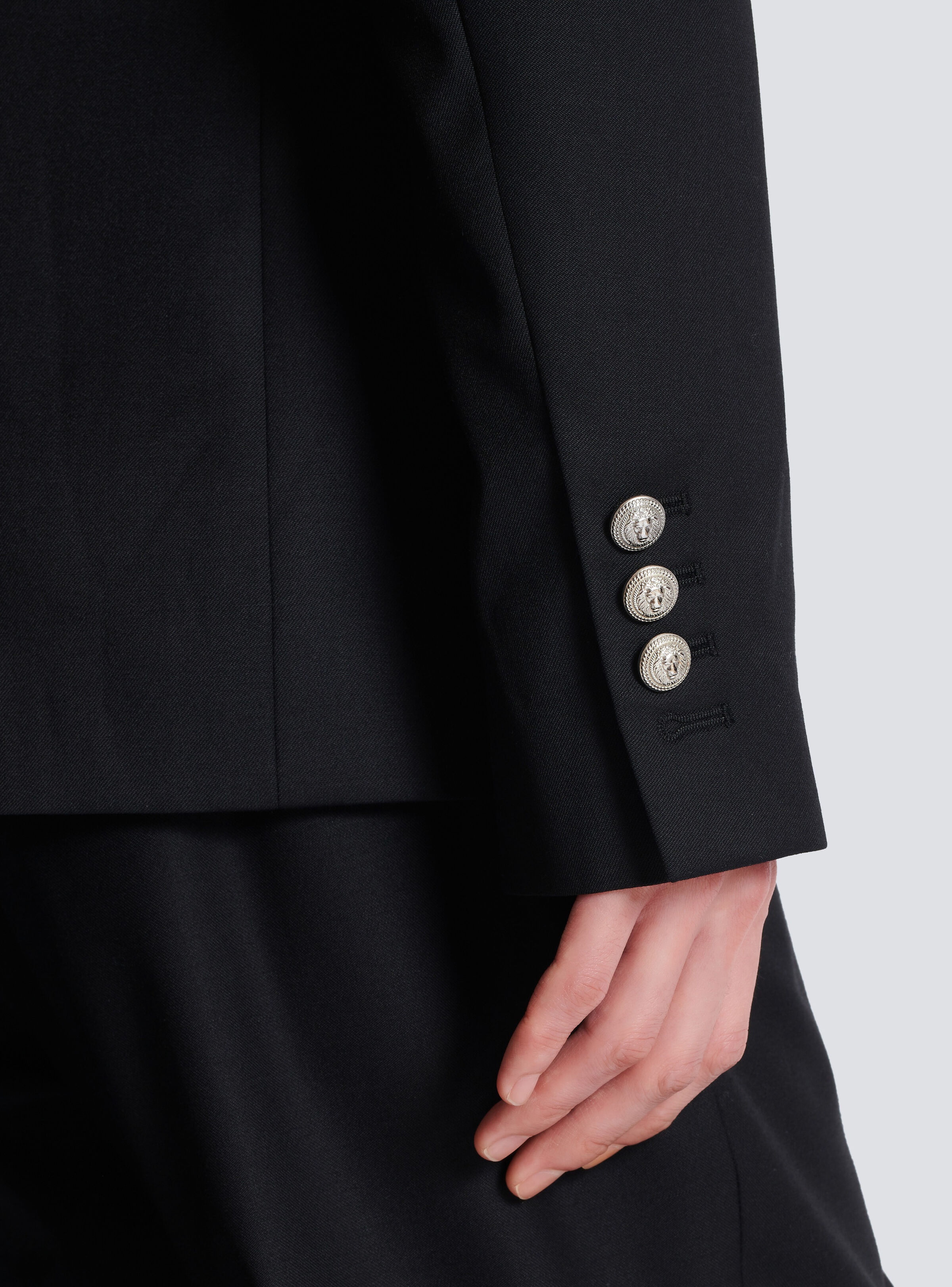 2-button wool jacket - 8