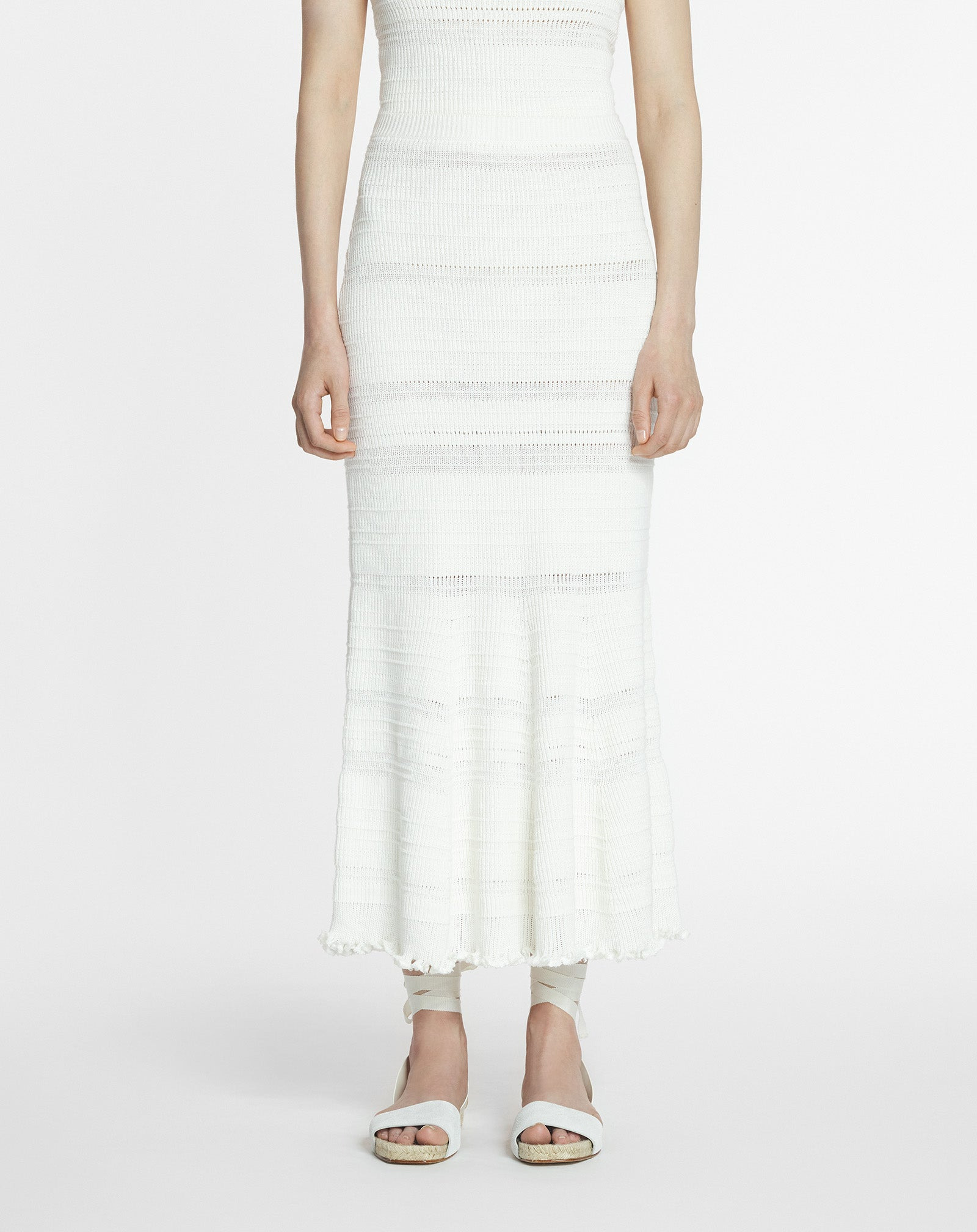 COTTON MIDI SKIRT - 3