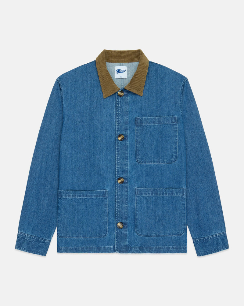 DENIM CHORE COAT - TRIM FIT 1