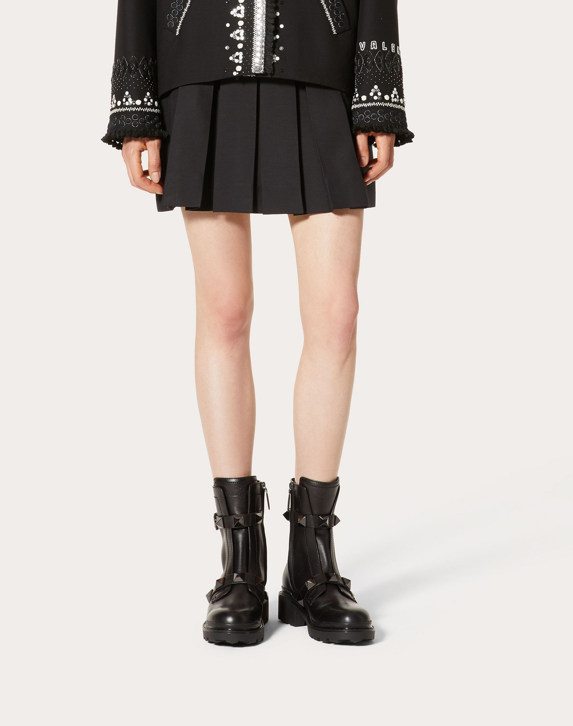CREPE COUTURE MINISKIRT - 3