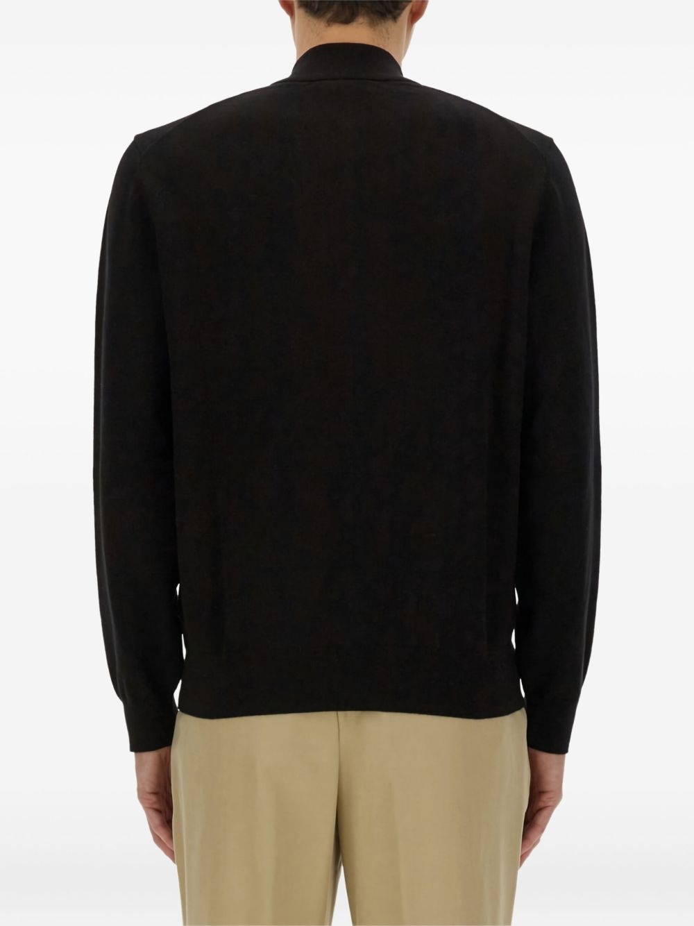zipped cotton sweatshirt - 3