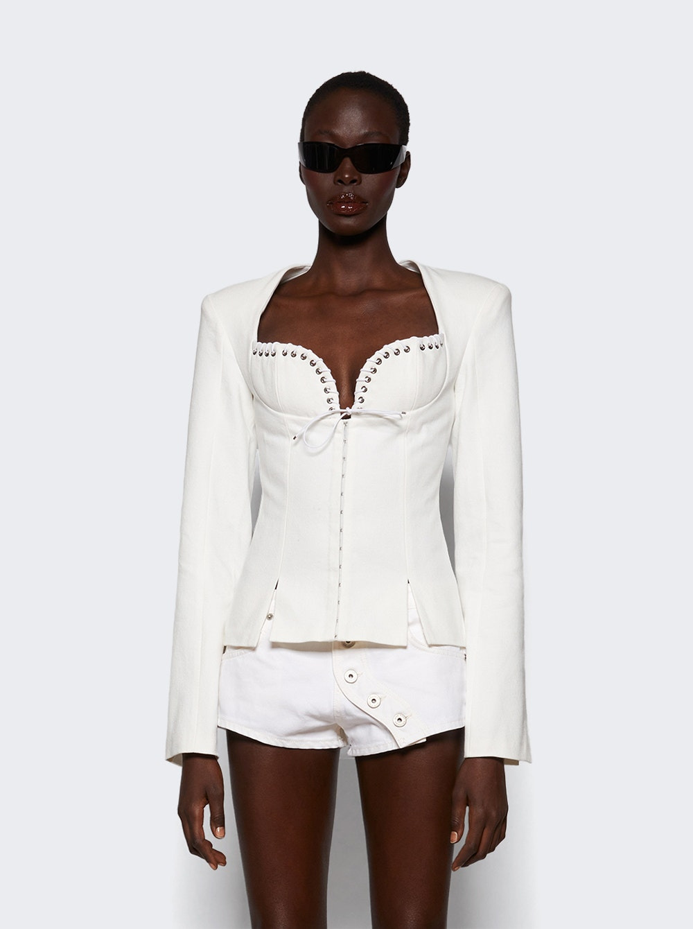 Rebecca Jacket Optical White - 2
