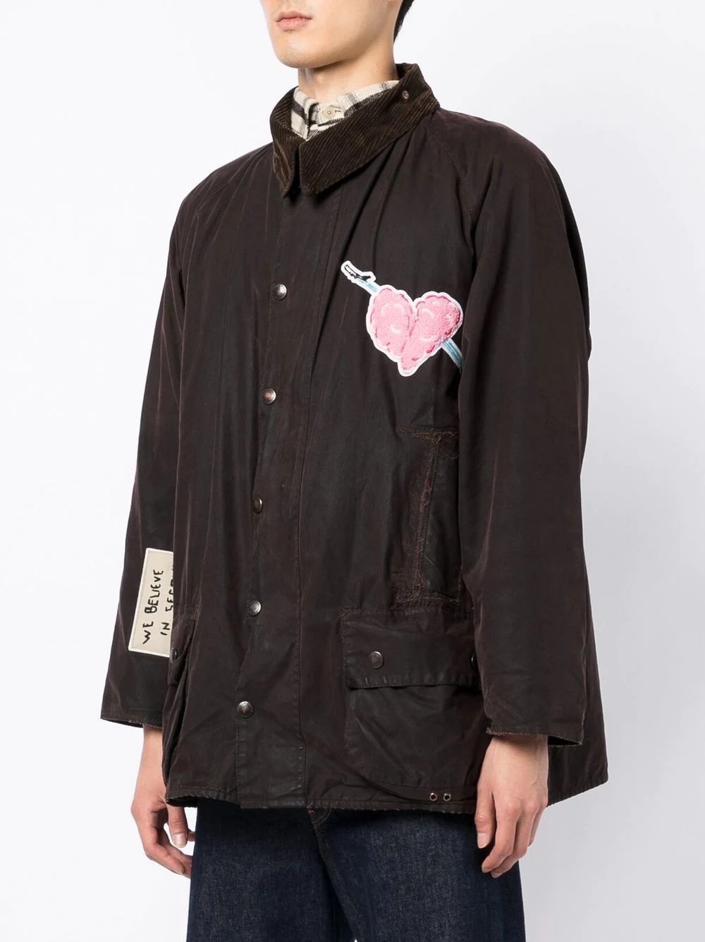 patch-detail four-pocket windbreaker - 3