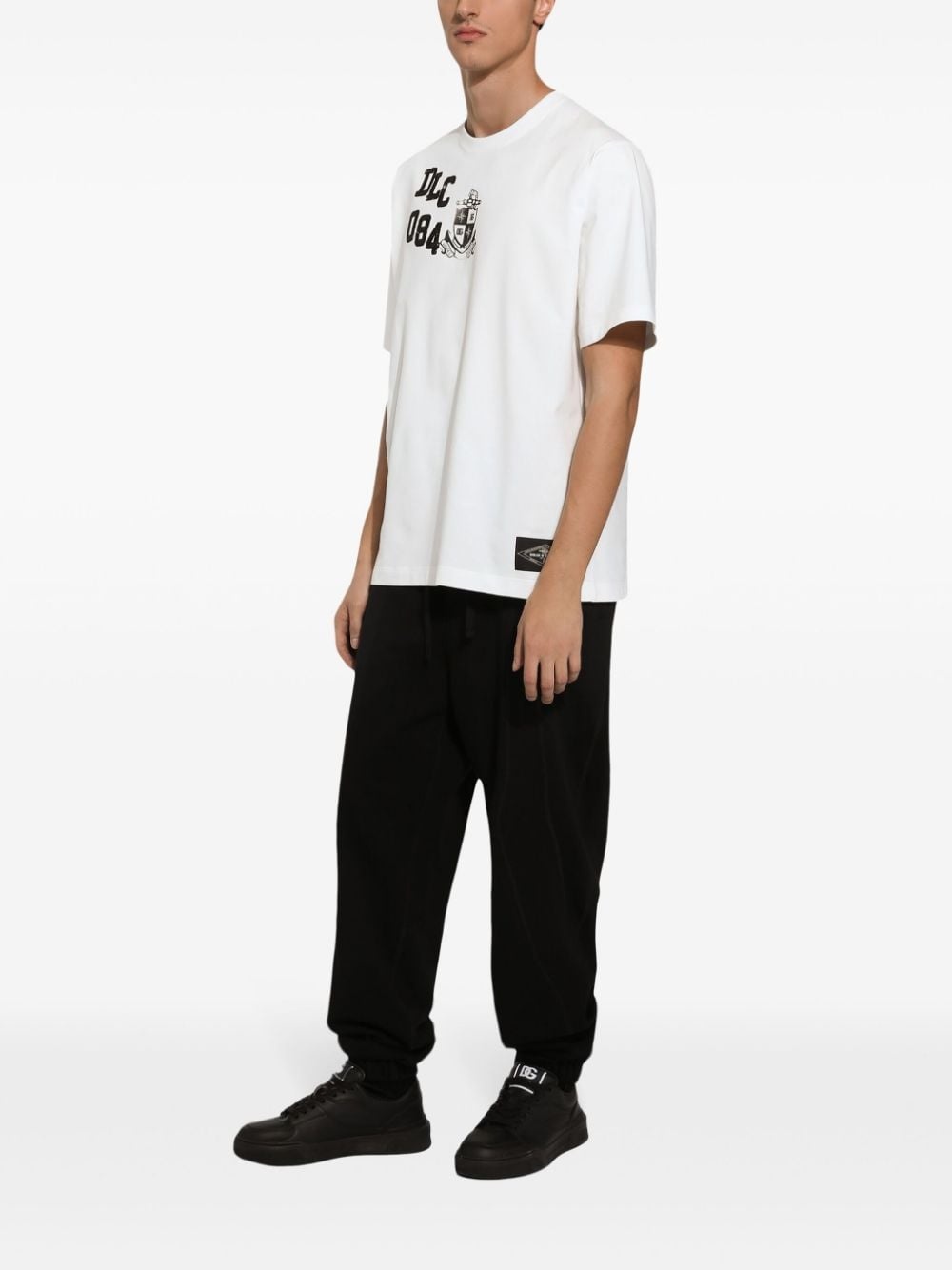 reverse-seams pleated track pants - 3