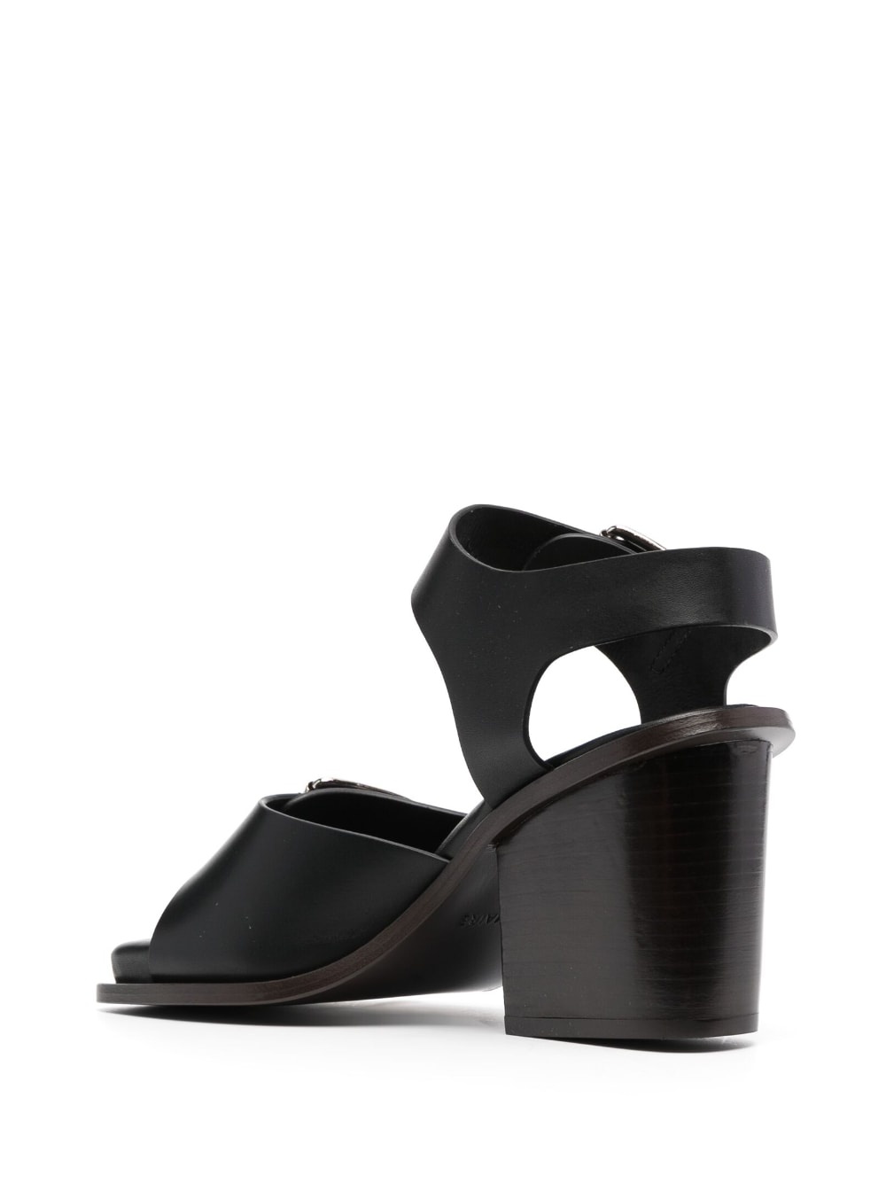 80mm leather sandals - 3