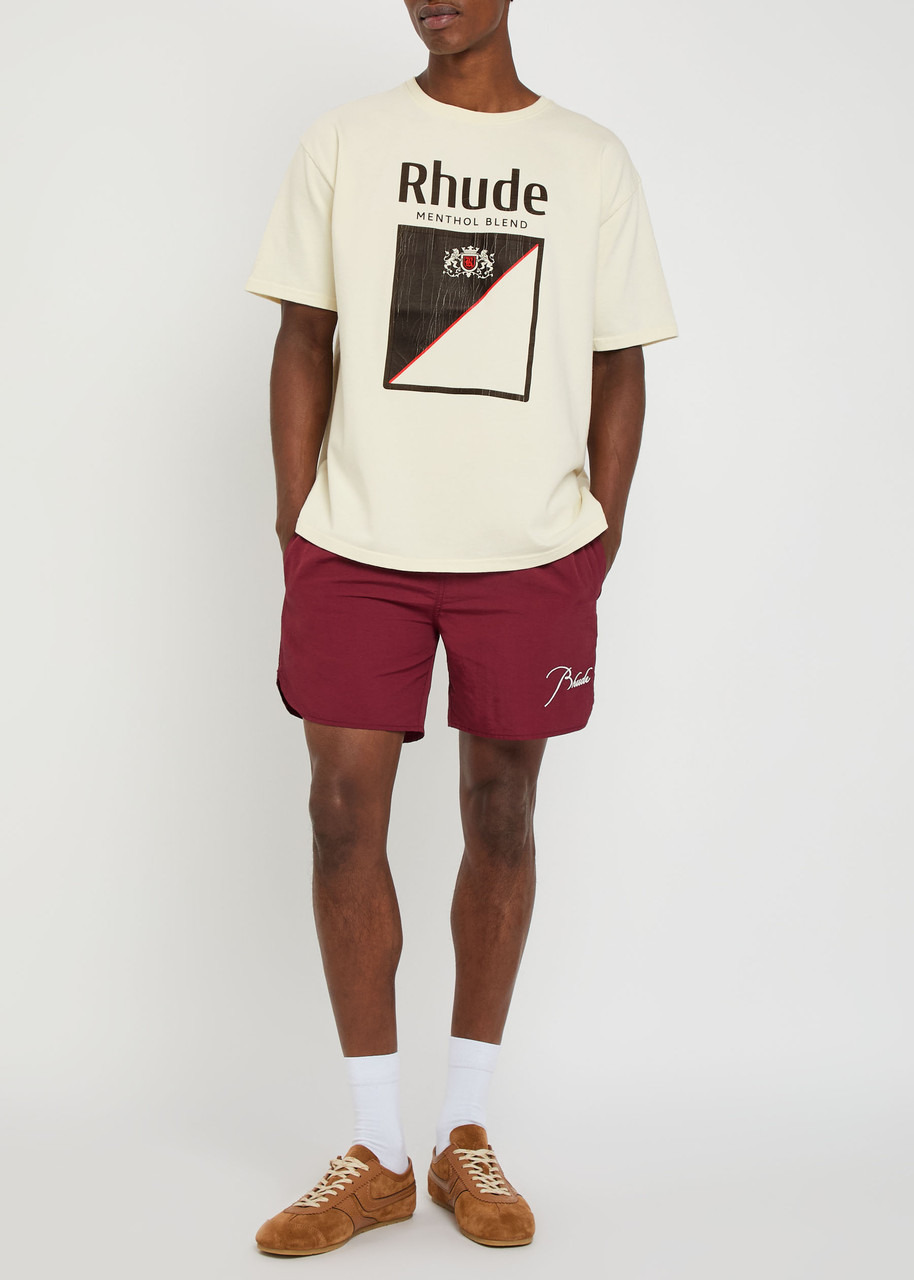 Rhude Collins Fumar Printed Cotton T-shirt - 4