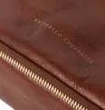 Burnished Full-Grain Leather Wash Bag - 8