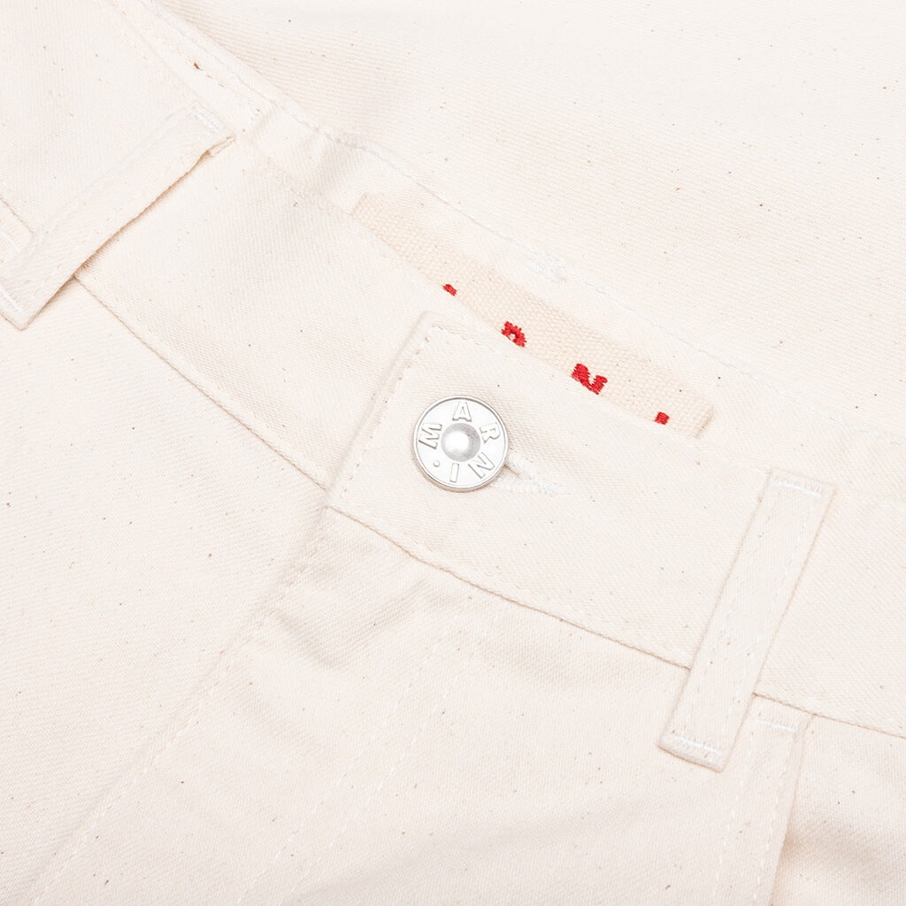 DENIM SHORTS WITH TRUNAKAROO PLAQUE - BLUE - 4