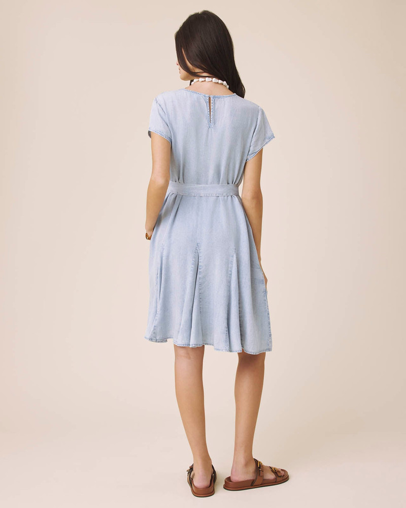Splendid Lydia Indigo Mini Dress outlook
