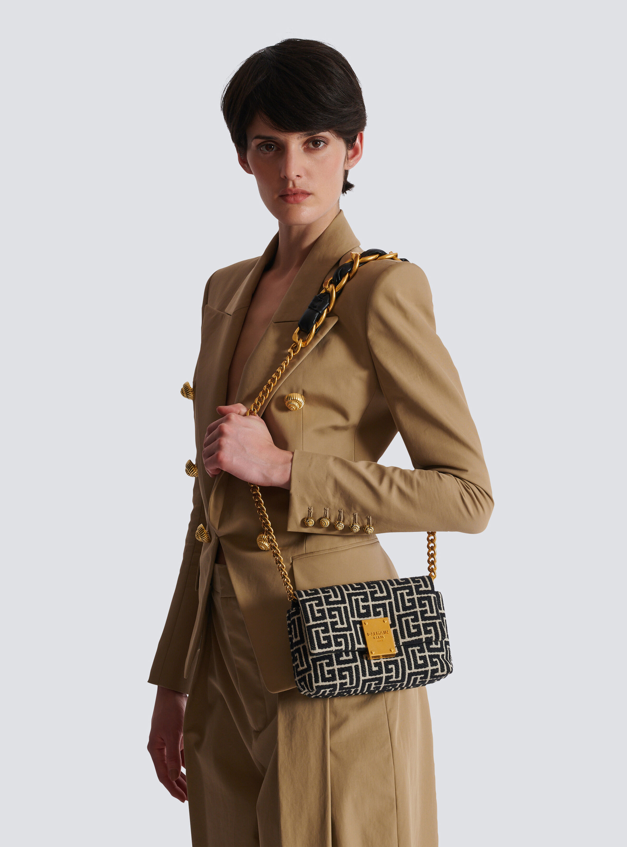 1945 Soft mini bag with jacquard monogram - 8