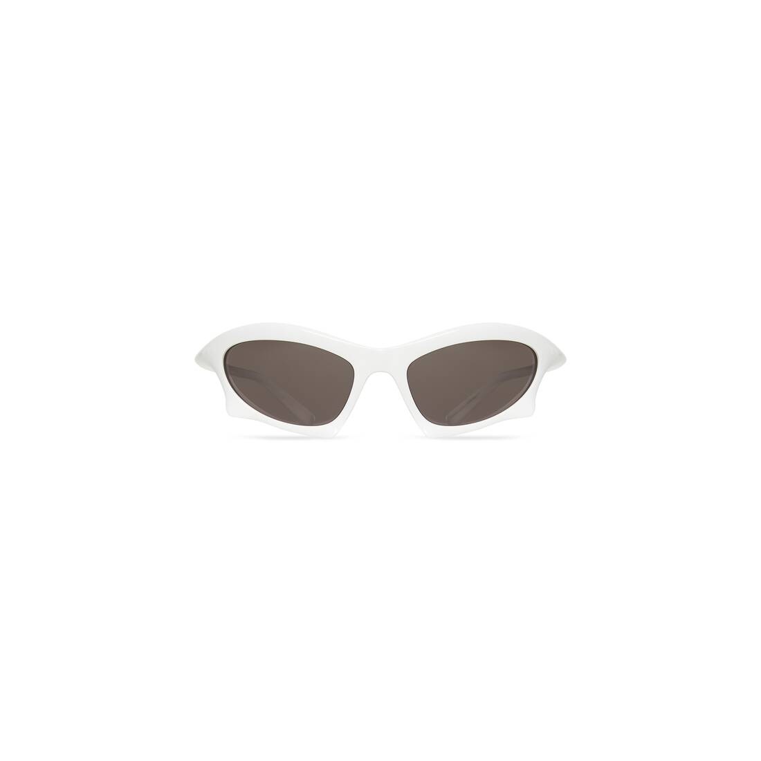 Bat Rectangle Sunglasses in White - 1