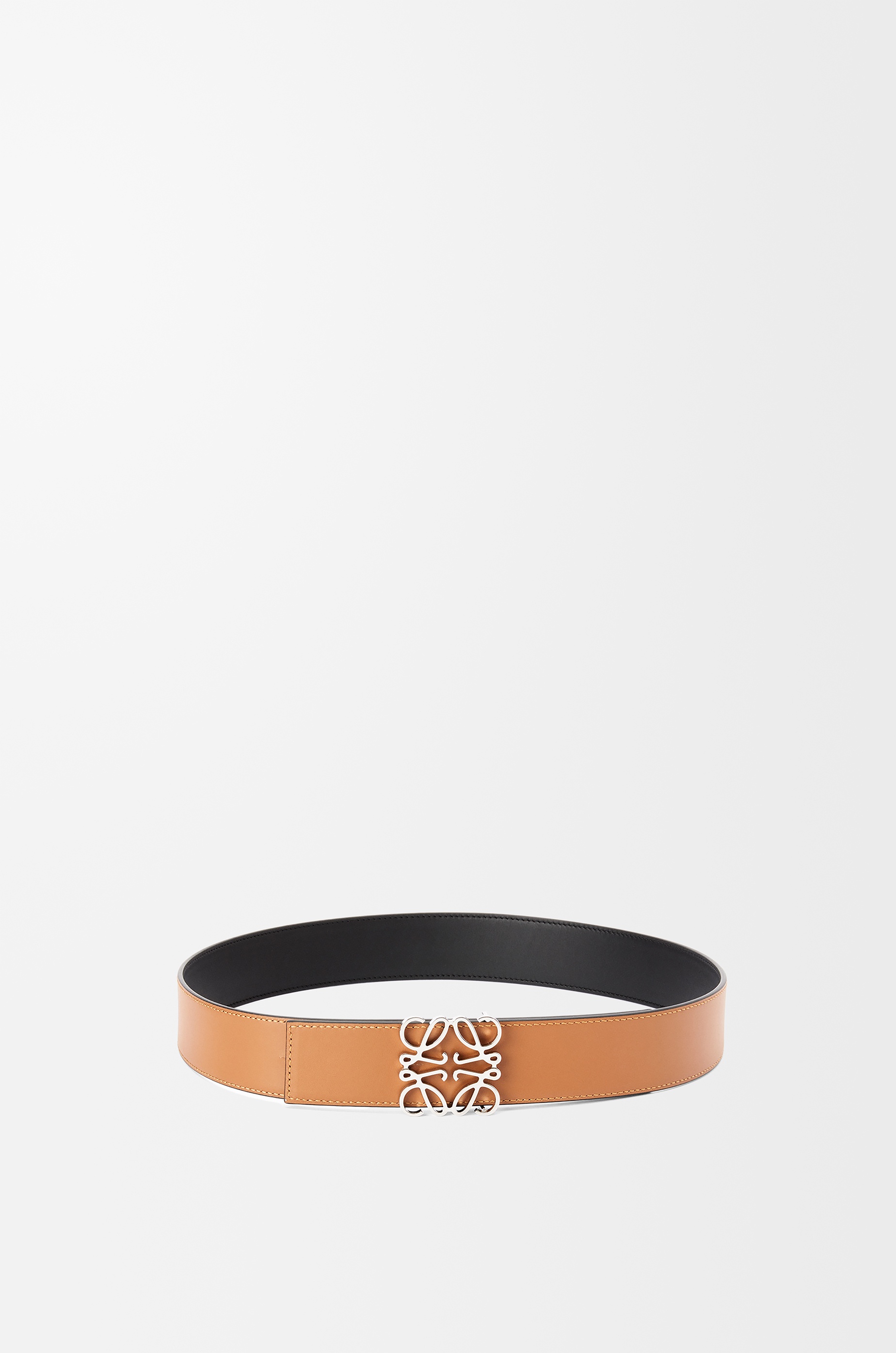 Reversible Anagram belt in smooth calfskin - 2