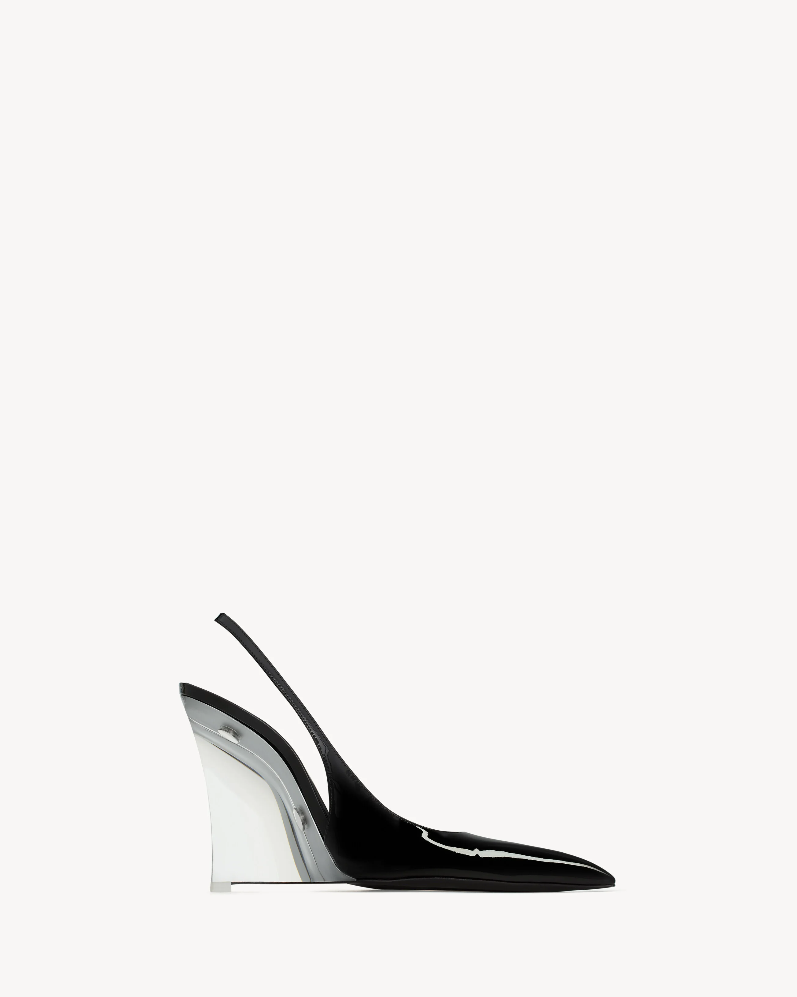 MILLER WEDGES IN GLAZED LEATHER - 1