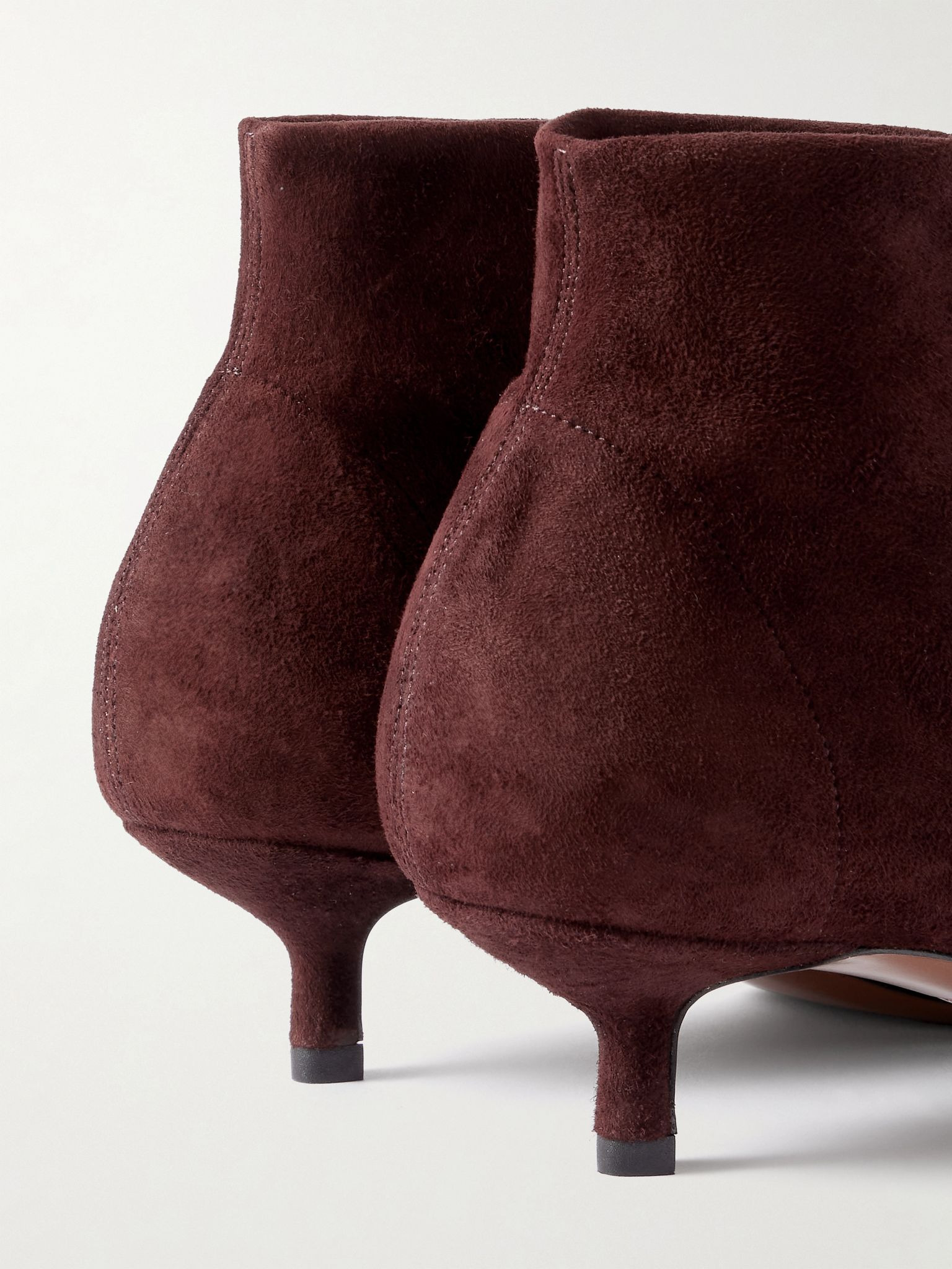Idra suede ankle boots Chocolate - 4