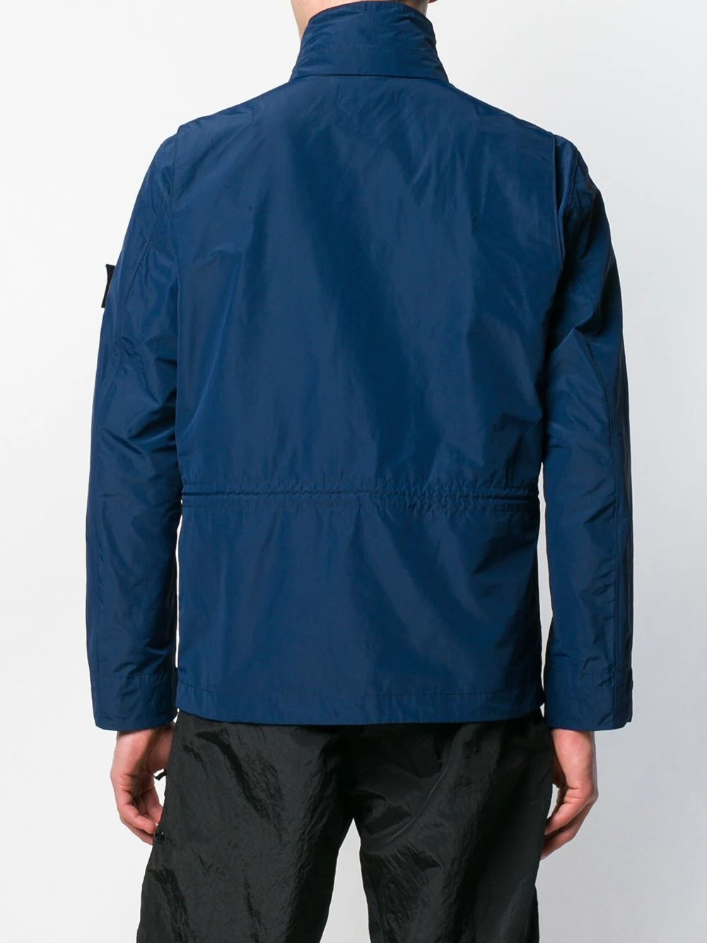 logo patch field jacket - 4