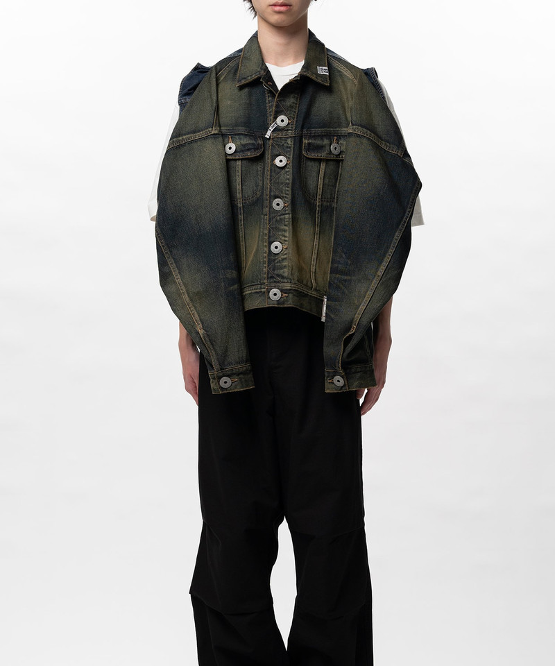 Vest Combined Denim Jacket 20