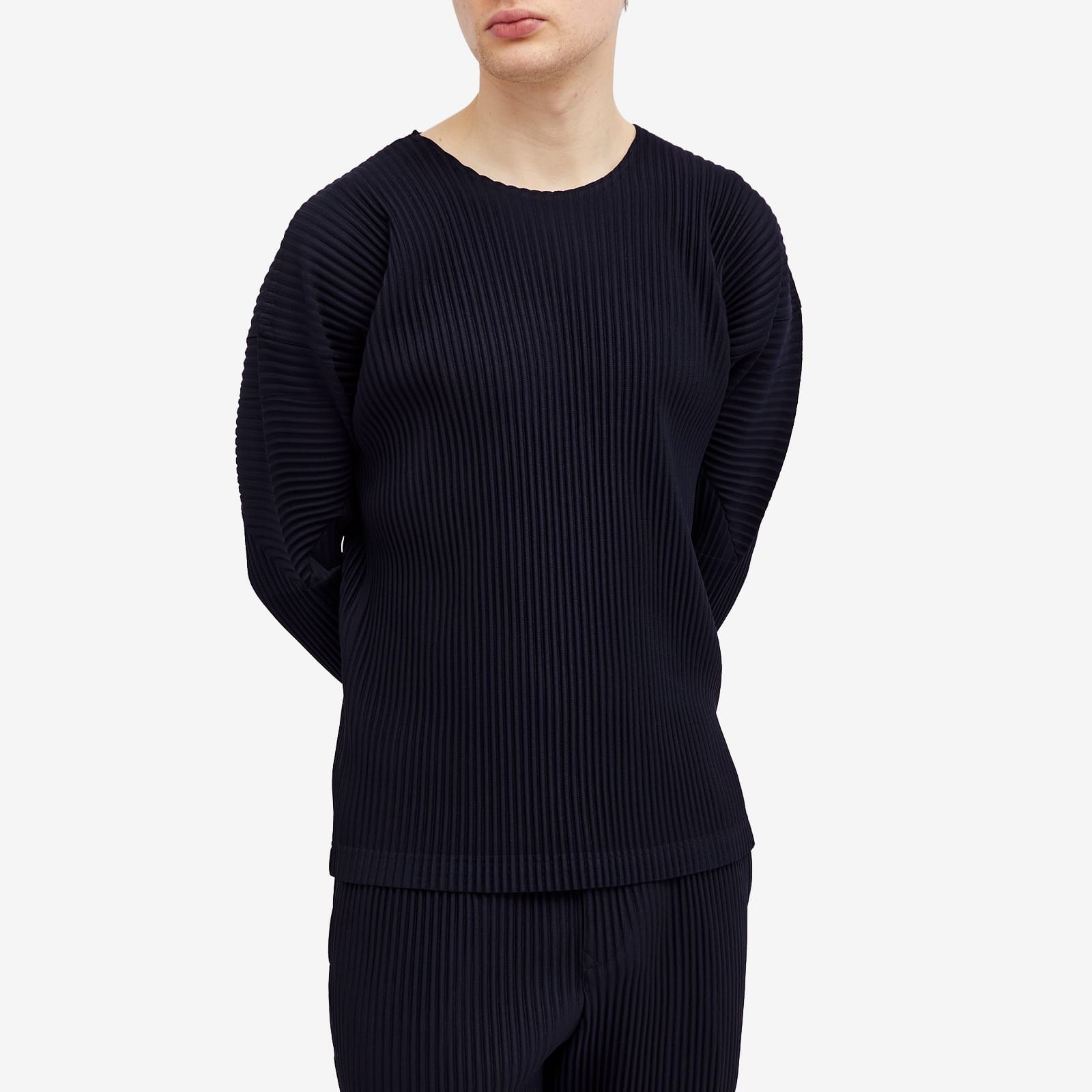 Homme Plissé Issey Miyake Pleated Long Sleeve T-Shirt - 2