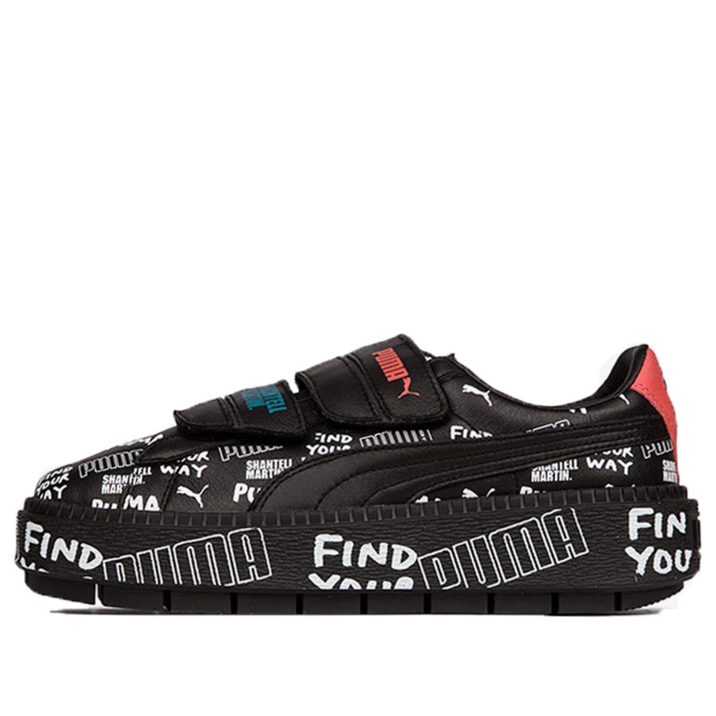 (WMNS) PUMA Shantell Martin x Platform Trace Strap 'Black' 366533-02 - 1