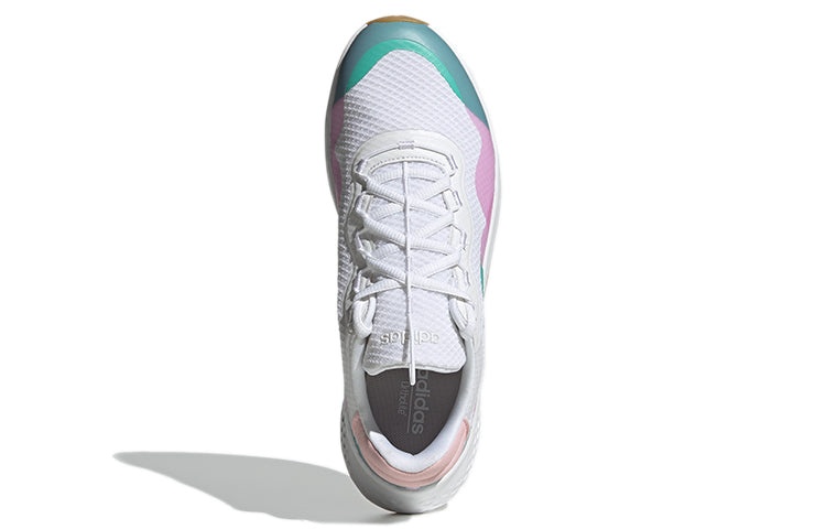 (WMNS) adidas Primrose Sleek 'White Pink Mist' FZ1937 - 5