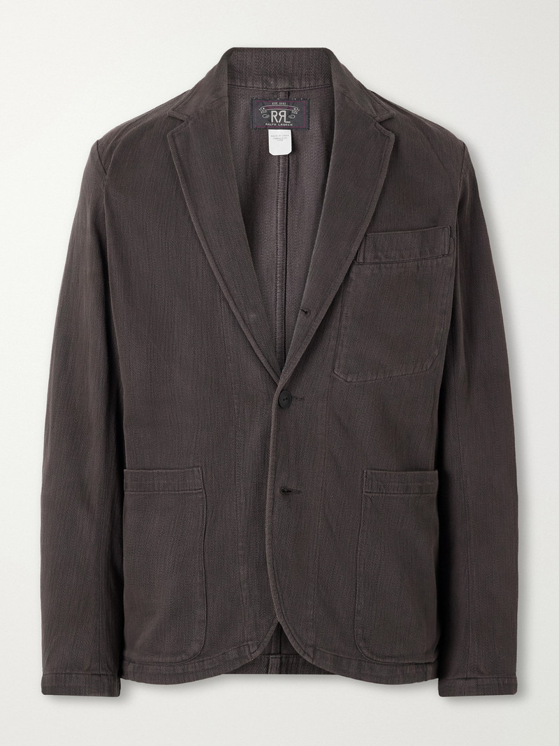 Herringbone Cotton Blazer 1