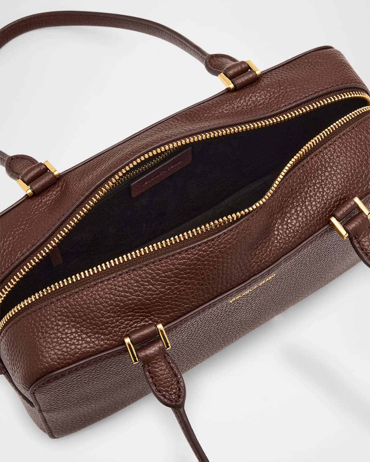 Boxy Grain Leather Shoulder Bag - 4