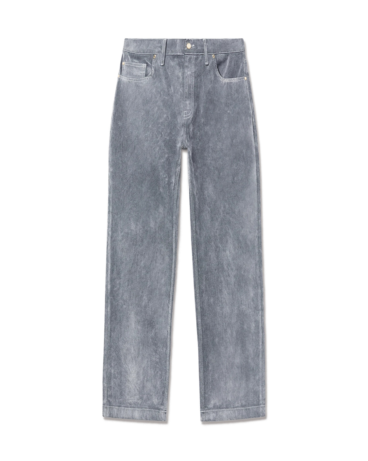 Peach Texture Jeans - 1
