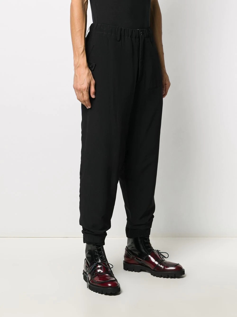 tapered leg trousers - 3