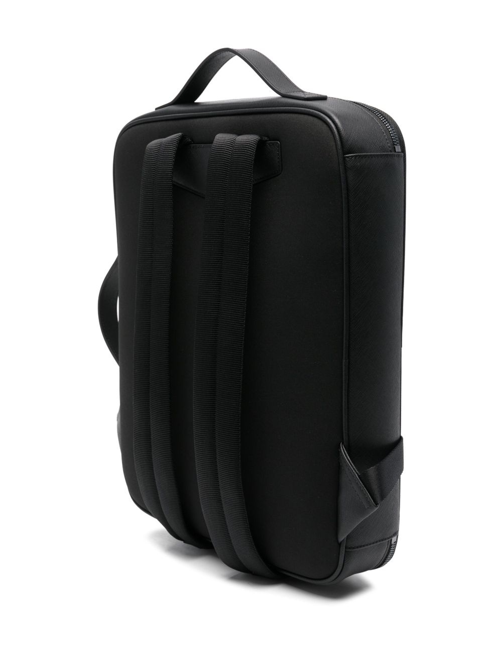logo-embossed laptop bag - 3