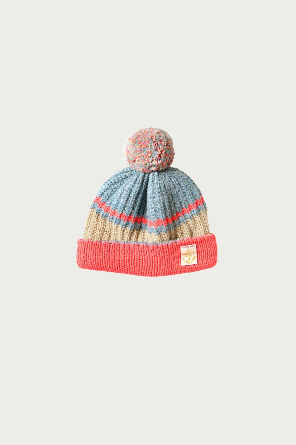 3G Wool Cable Knit Cap - Flash Pink - 1