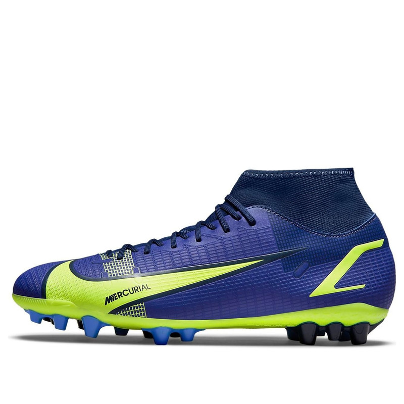 Nike Mercurial Superfly 8 아카데미 AG 인공 잔디 블루 CV0842-474 - 1
