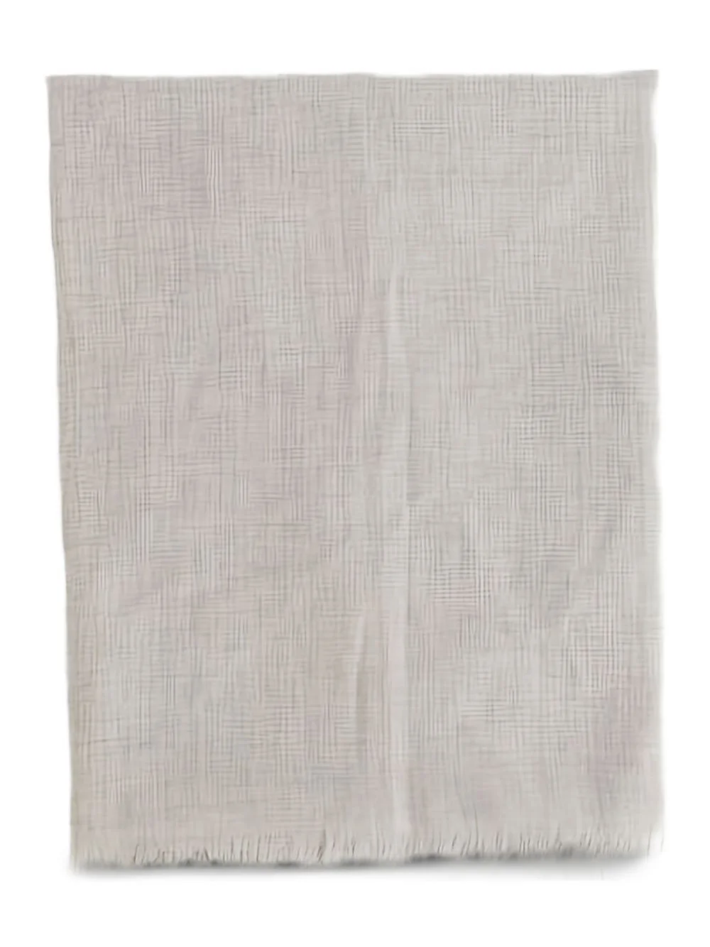 fringed-edges wool scarf - 1