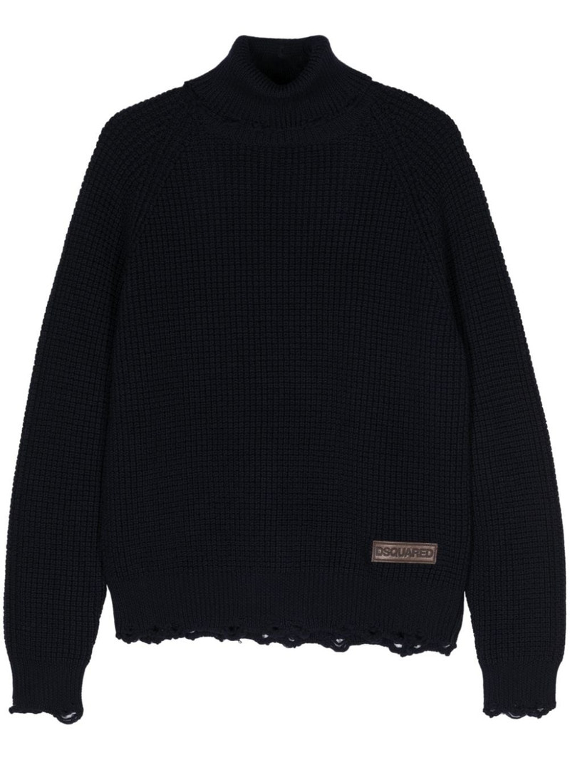 roll-neck wool jumper 1