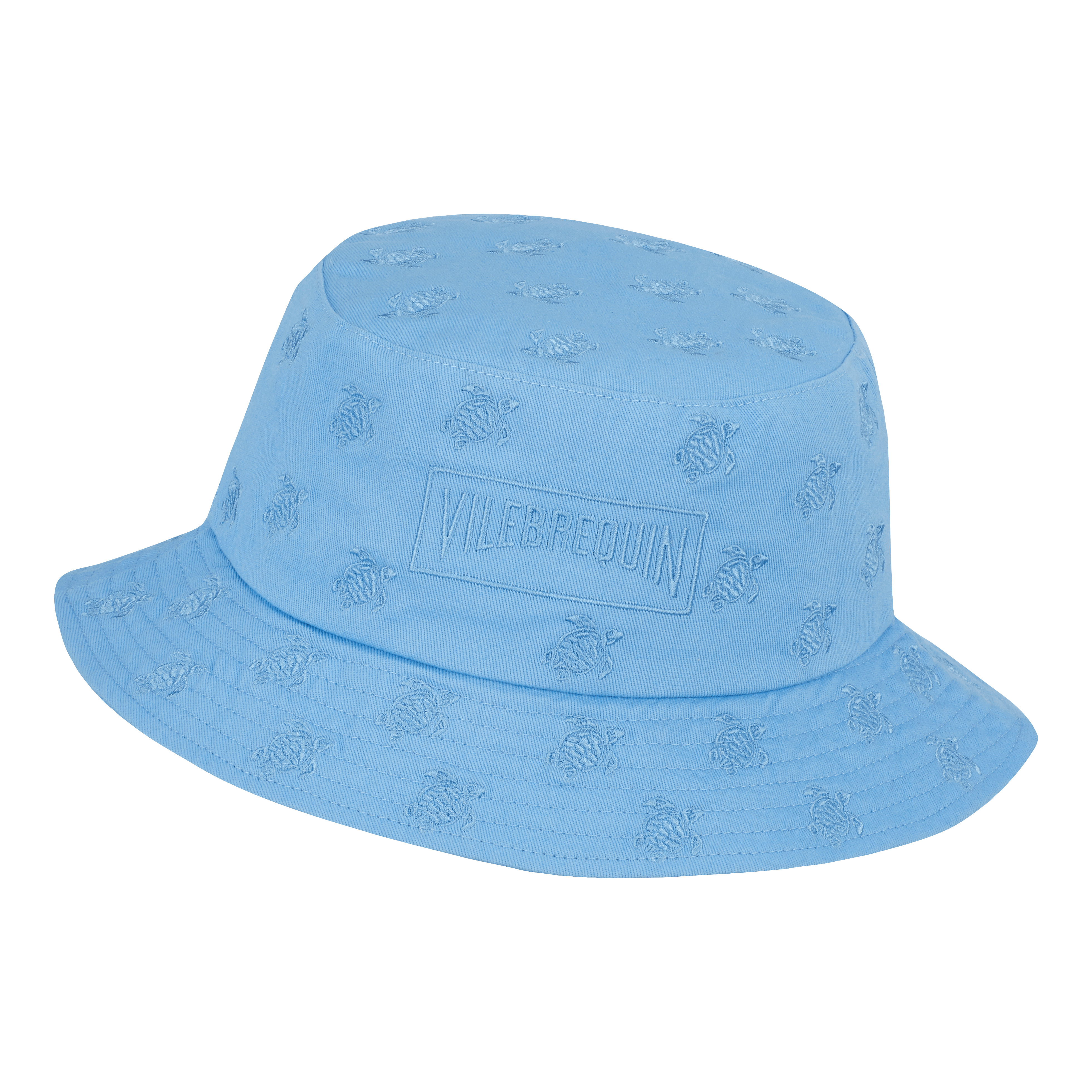Embroidered Bucket Hat Turtles All Over - 1