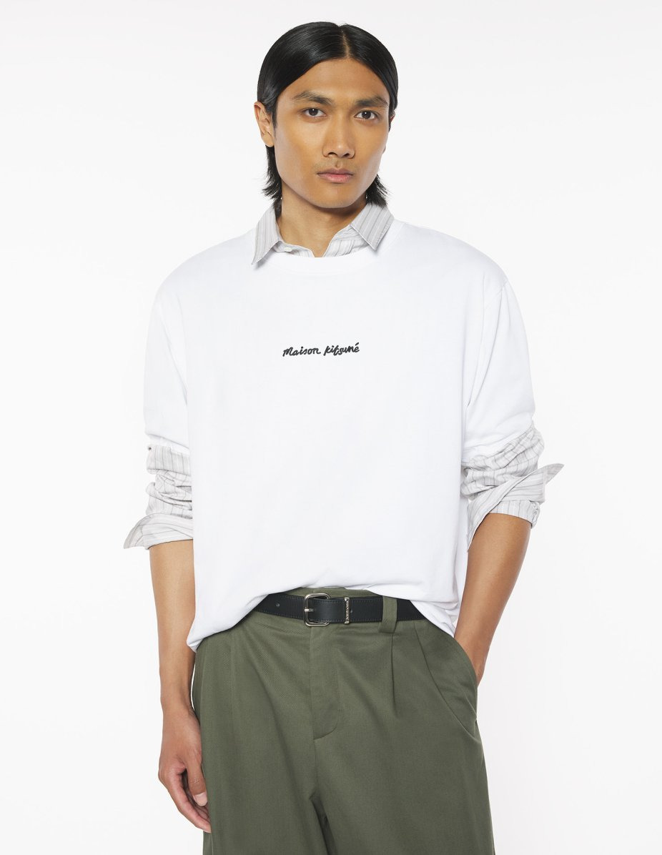 MAISON KITSUNE EMBROIDERY OVERSIZE TEE-SHIRT - 3