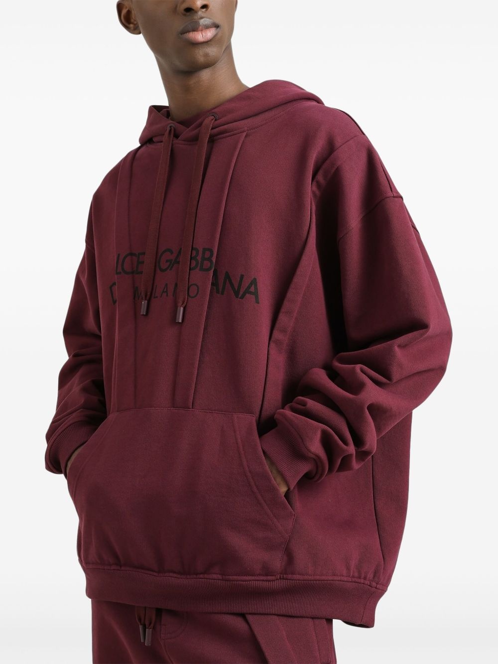 logo-print hoodie - 4