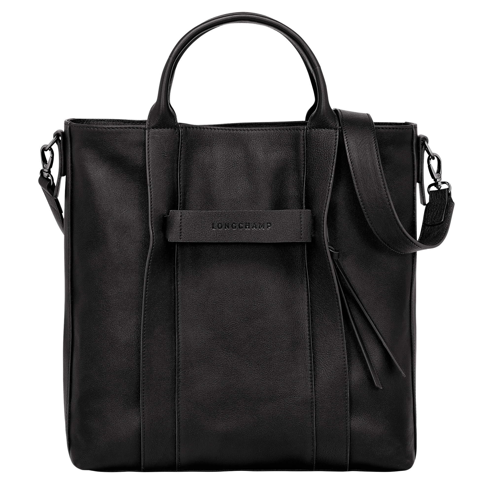 Longchamp 3D L Tote bag Black - Leather - 1