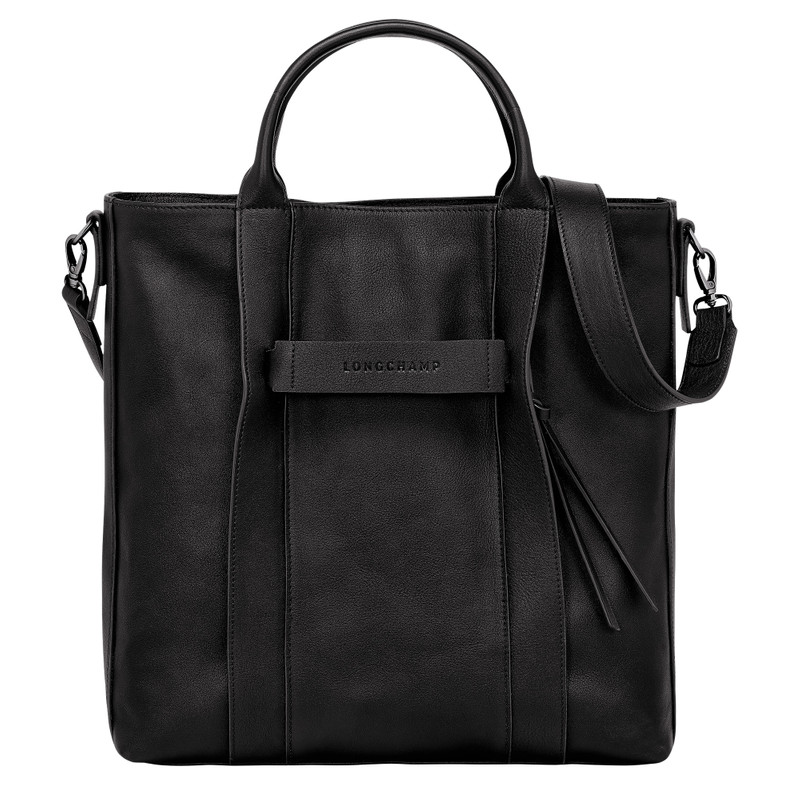 Longchamp 3D L Tote bag Black - Leather 1