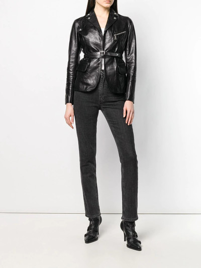 DSQUARED2 fitted biker jacket outlook