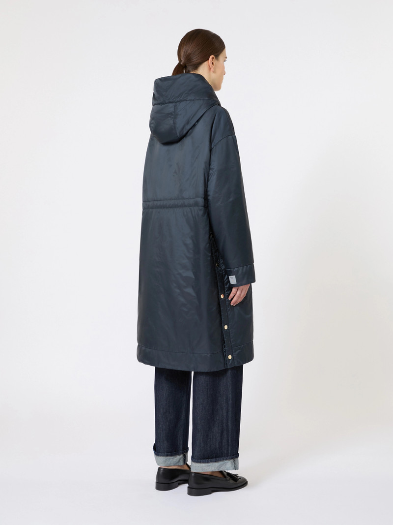 DIONISO Water-repellent canvas padded parka - MIDNIGHTBLUE 4