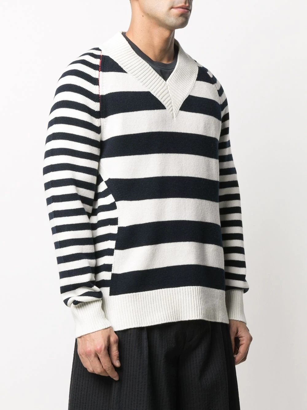 striped-print jumper - 3