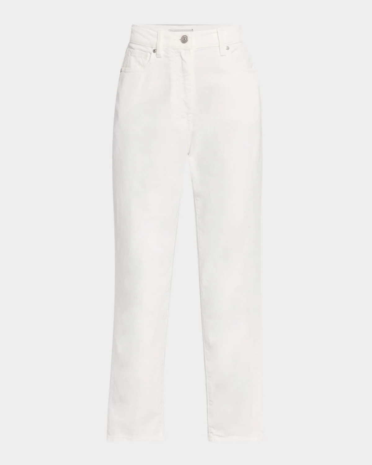 High-Rise Denim Capri Pants - 1