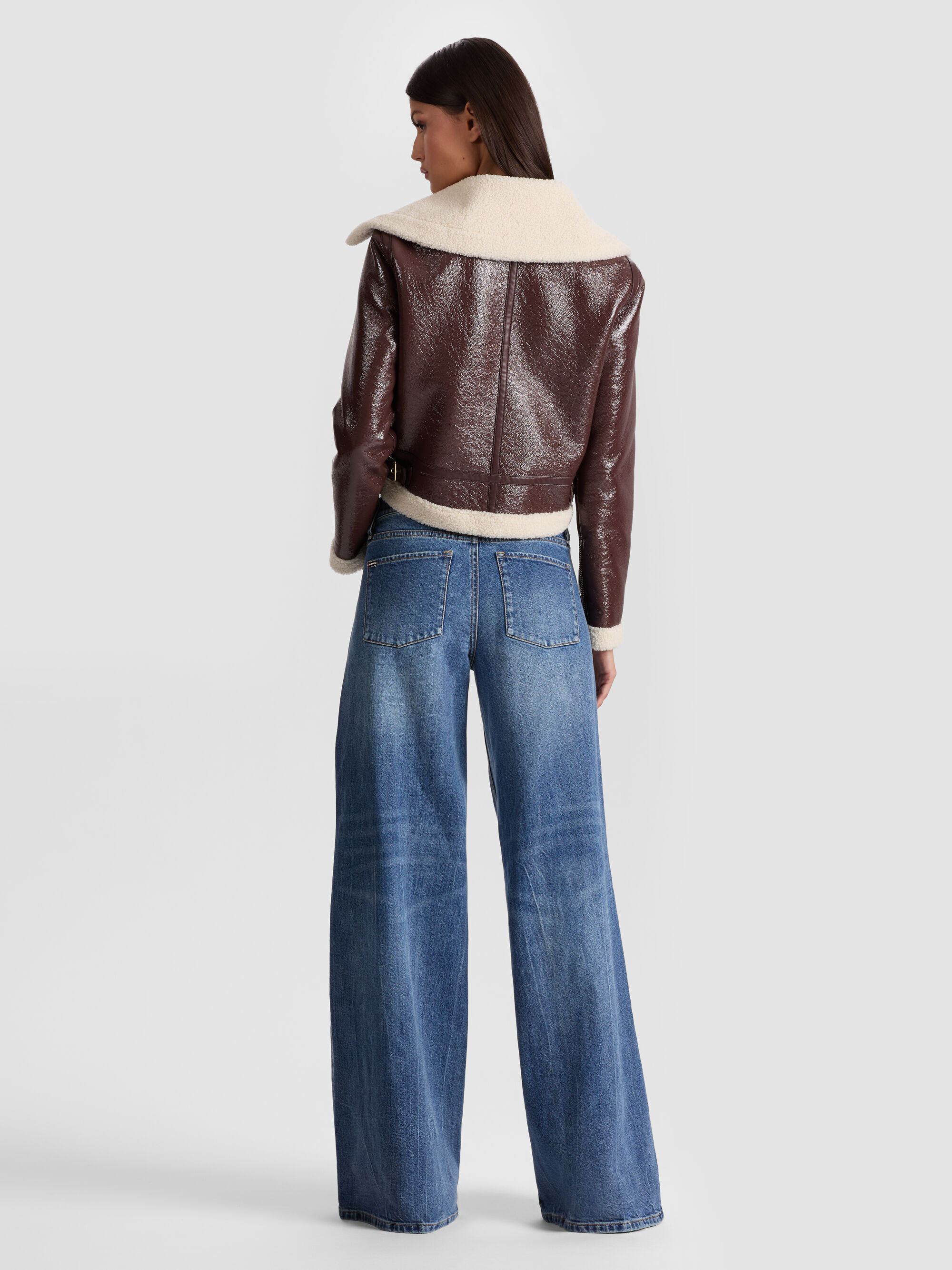 ISAIAH FAUX SHEARLING JACKET - 5
