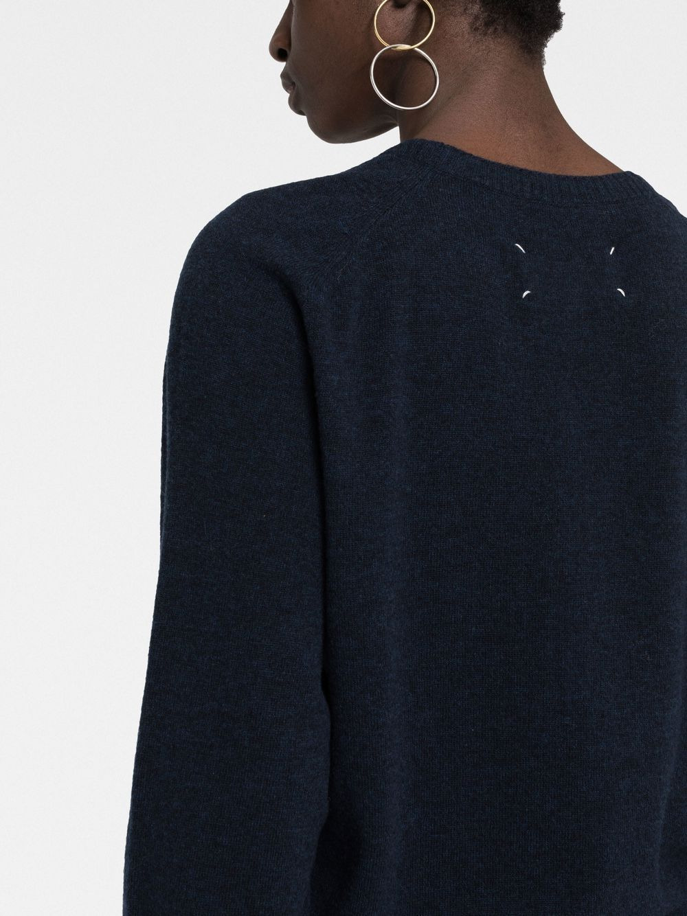 wool-blend crew-neck jumper - 5