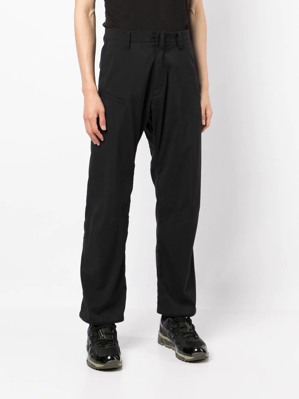 straight-leg cut trousers - 3