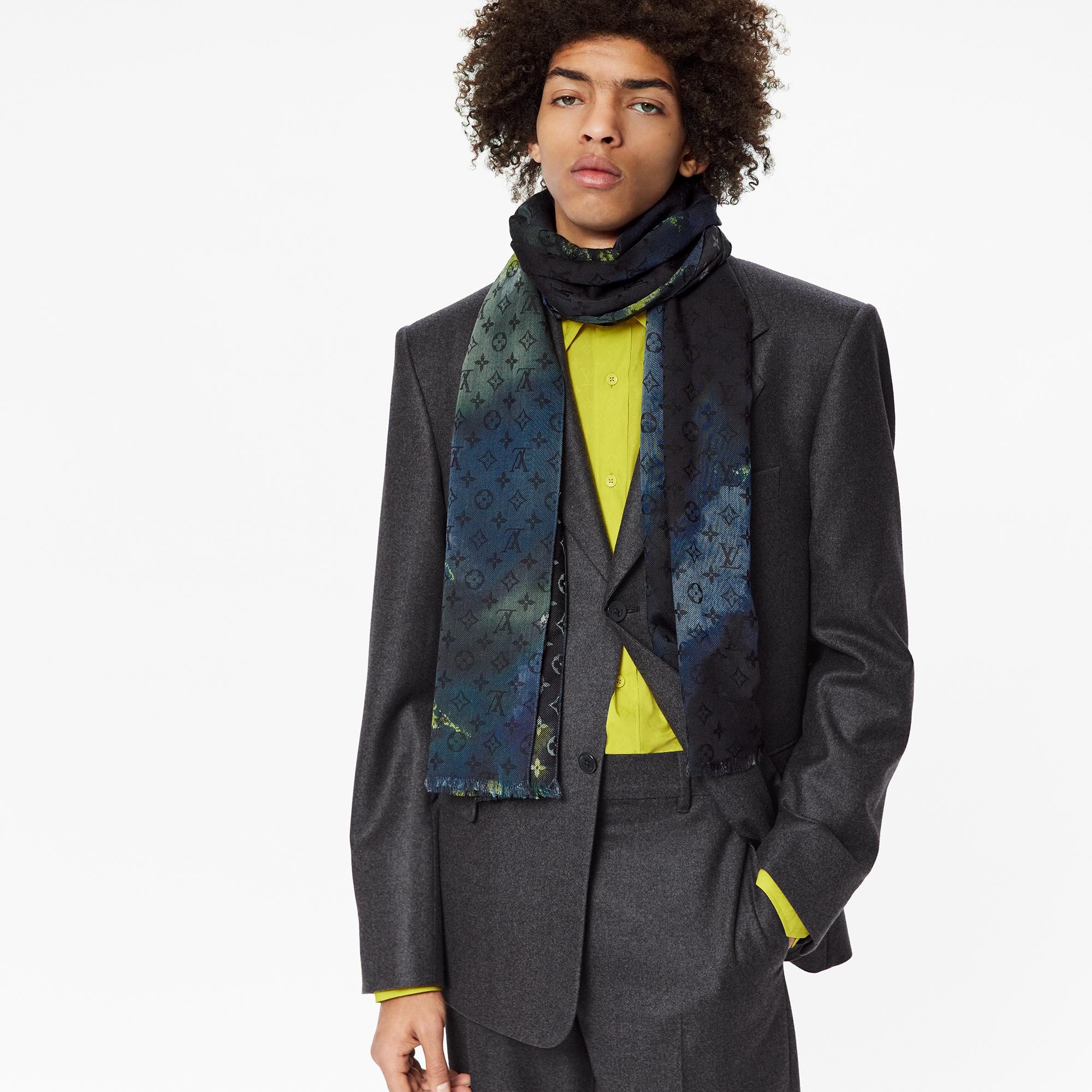 Monogram Tie And Dye Stole - 2