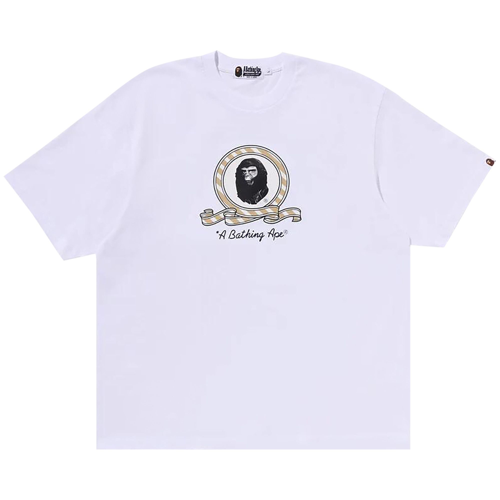 BAPE Graphic Relaxed Fit Tee 'White' - 1