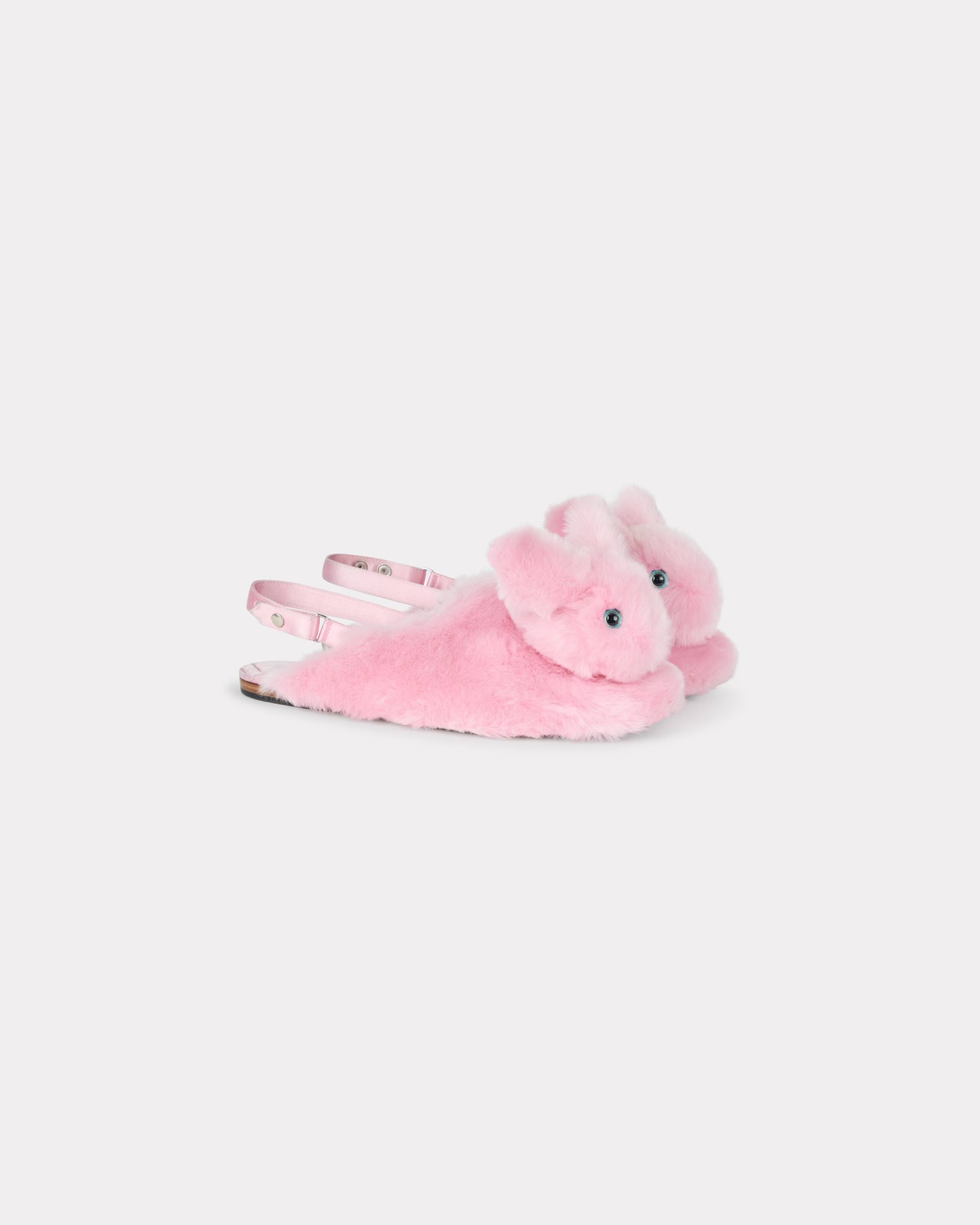 'KENZO-K@LI' mules in fake fur - 3