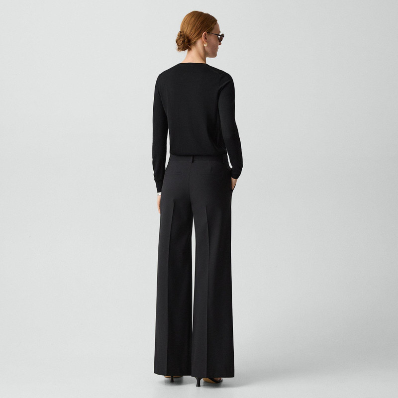 Theory Fluid Flare Pant, 30'' in Good Wool outlook
