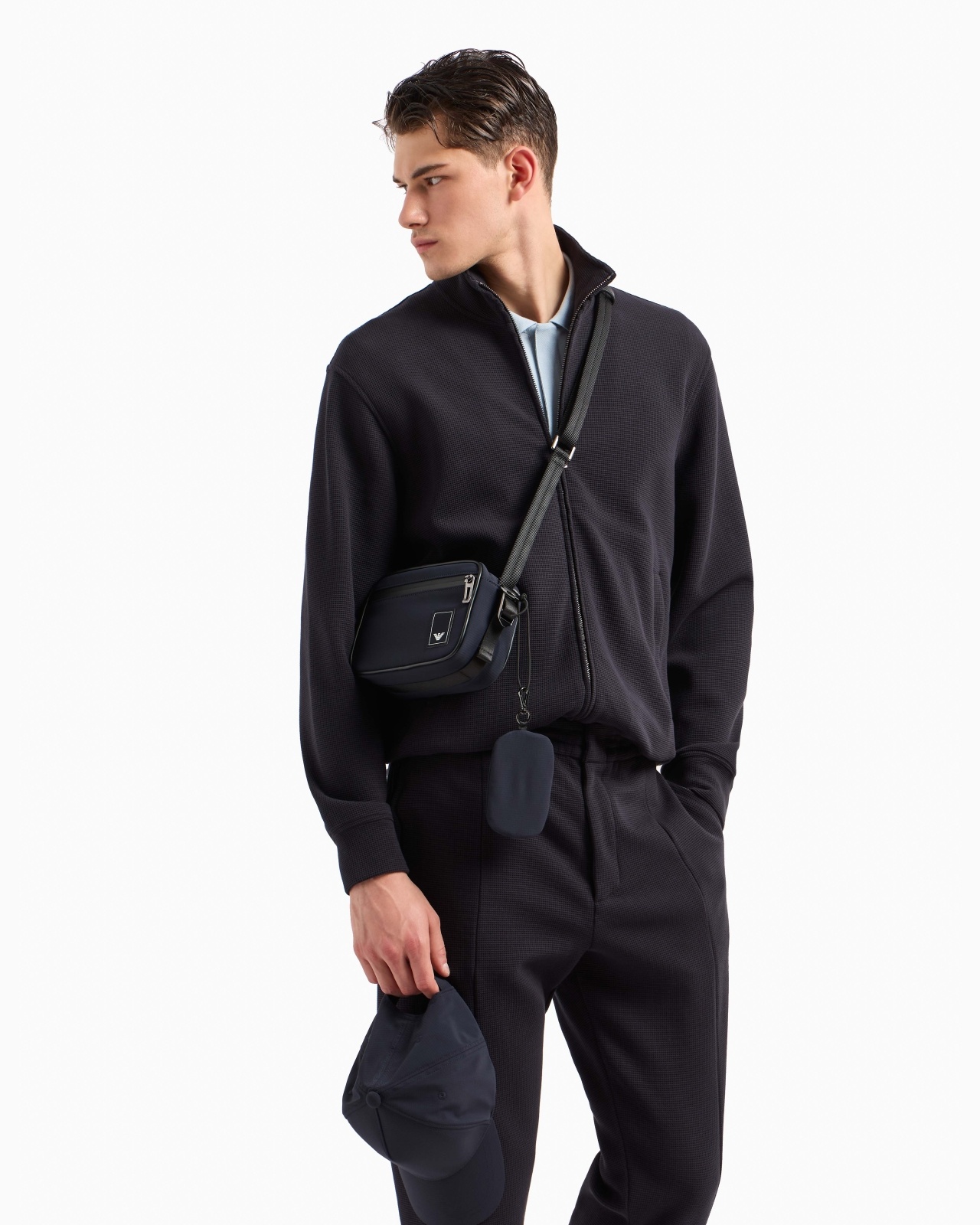 TRAVEL ESSENTIALS FULL-ZIP SWEATSHIRT IN WAFFLE JERSEY - 6