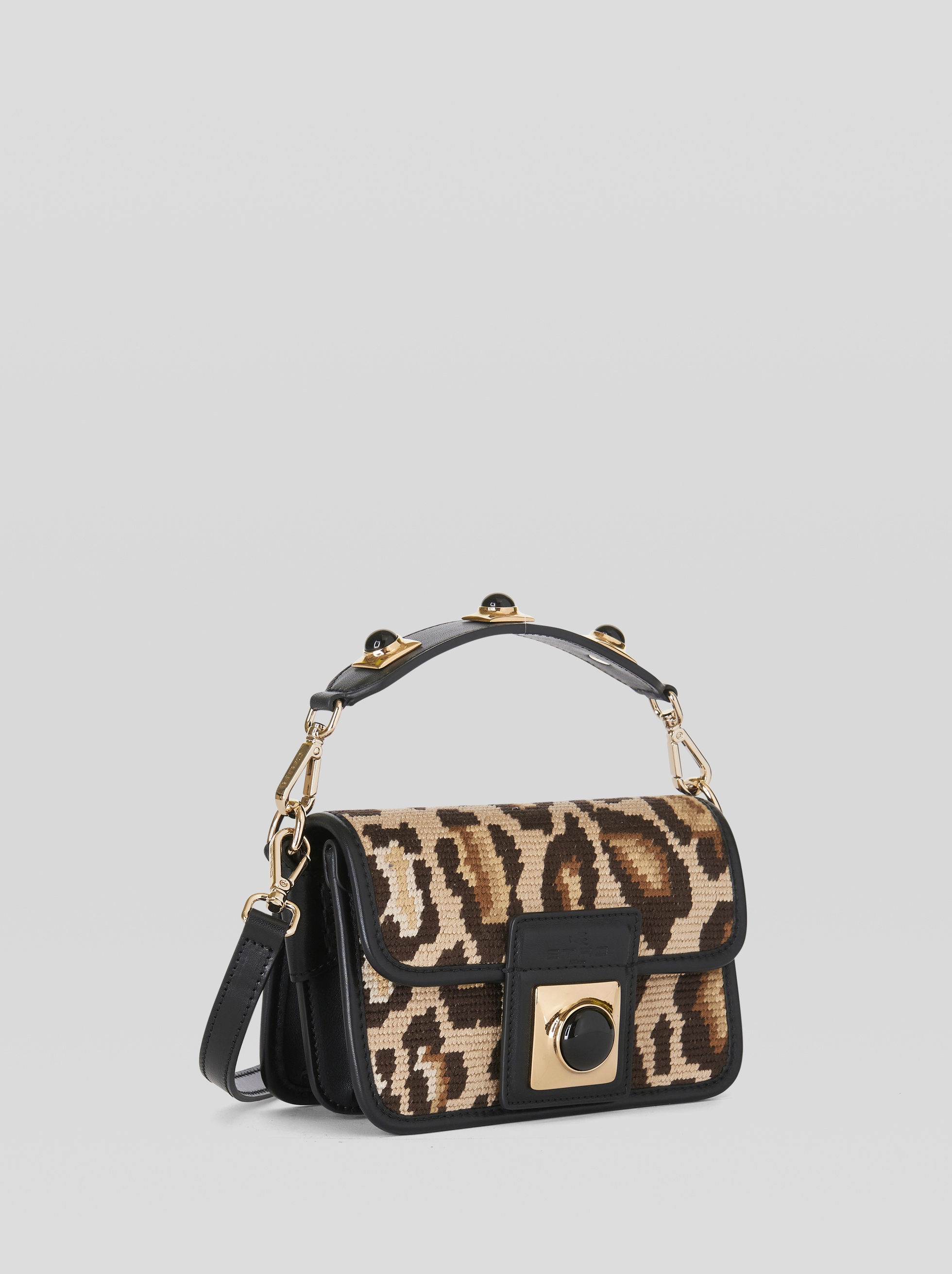 SMALL CROWN ME ANIMALIER HANDBAG - 5